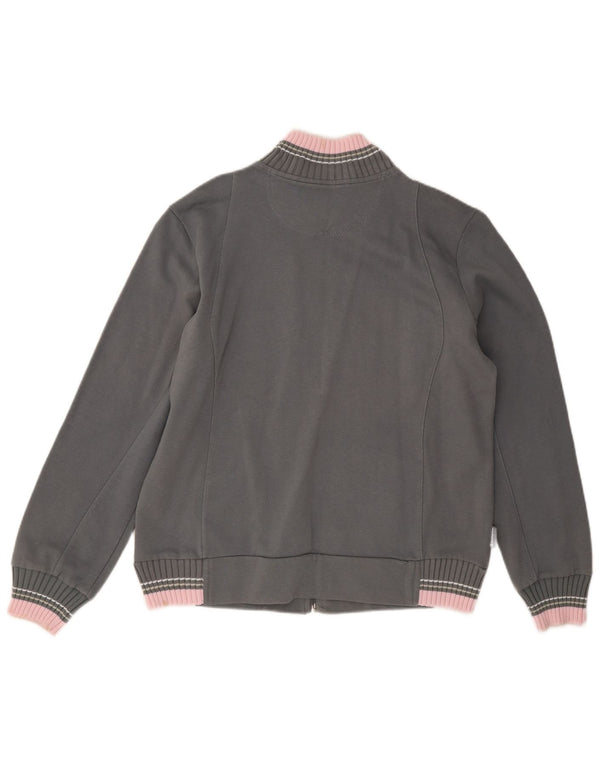 Champion Veste de survêtement pour femme UK 14 Gris moyen Colourblock Coton