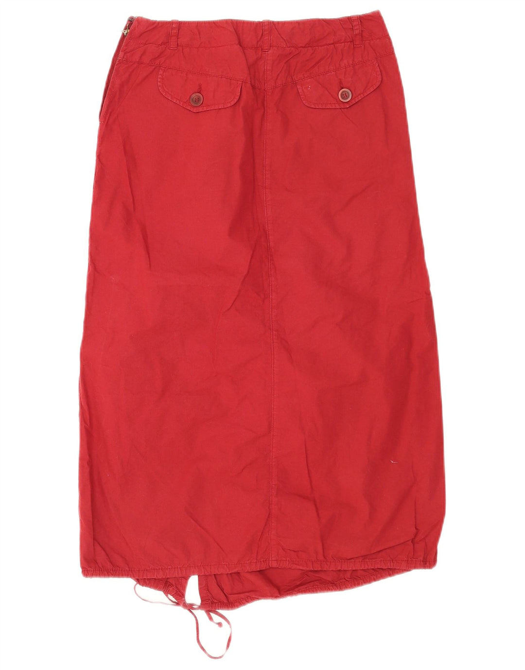 Max & Co. Jupe mi-longue pour femme UK 6 Small W26 Coton rouge