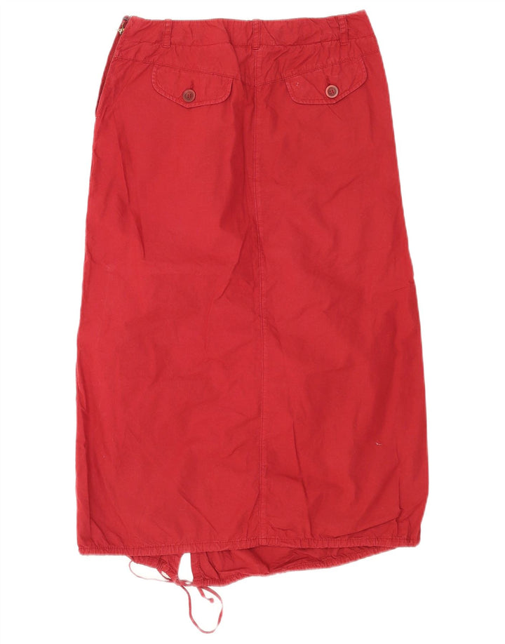 Max & Co. Jupe mi-longue pour femme UK 6 Small W26 Coton rouge