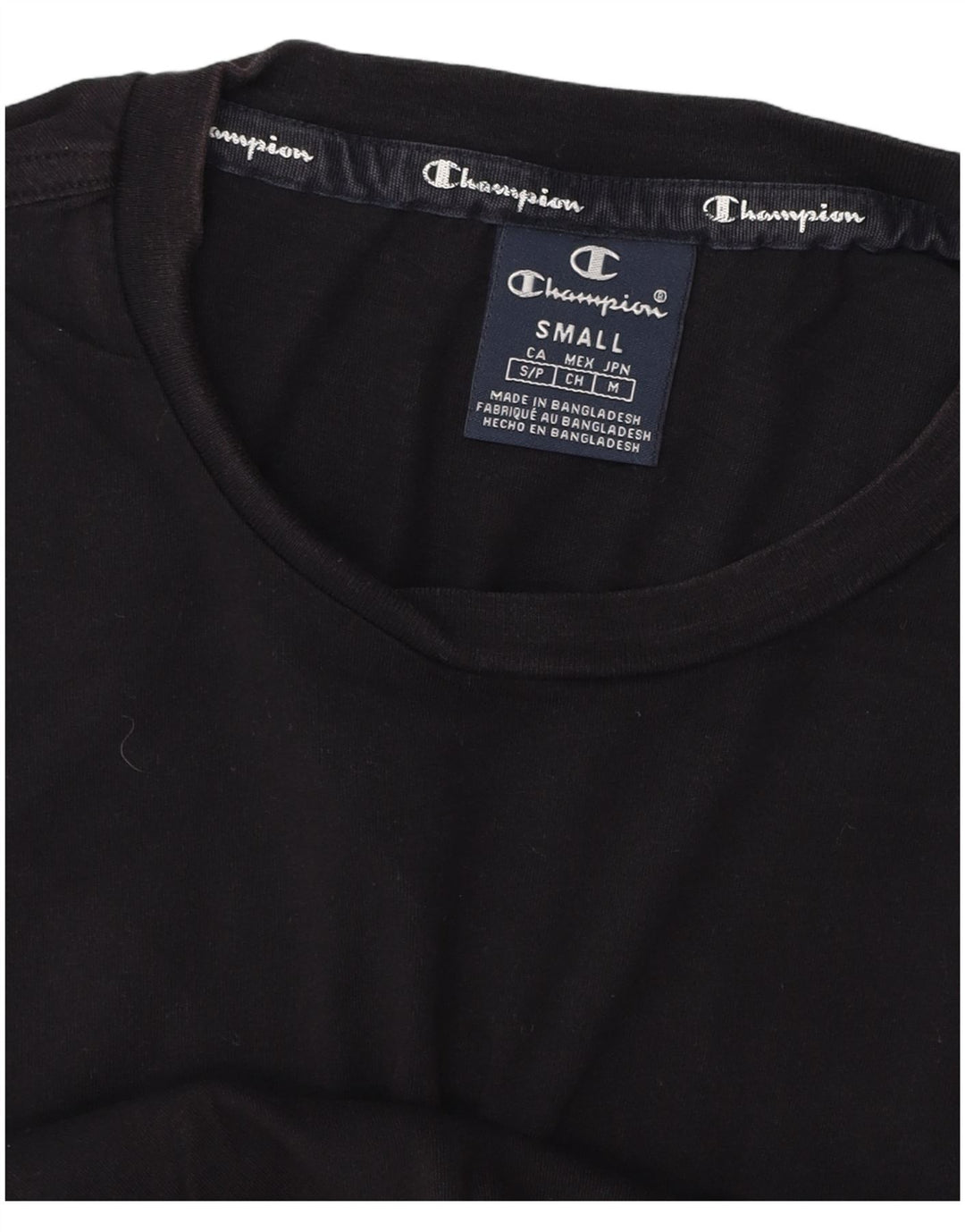 CHAMPION T-Shirt Homme Petit Noir