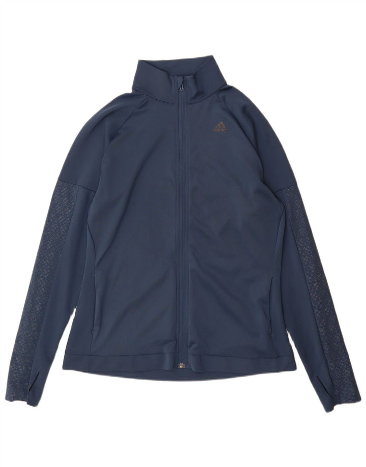 Adidas Climalite Survêtement Top Veste UK 18 XL Bleu Marine Polyester