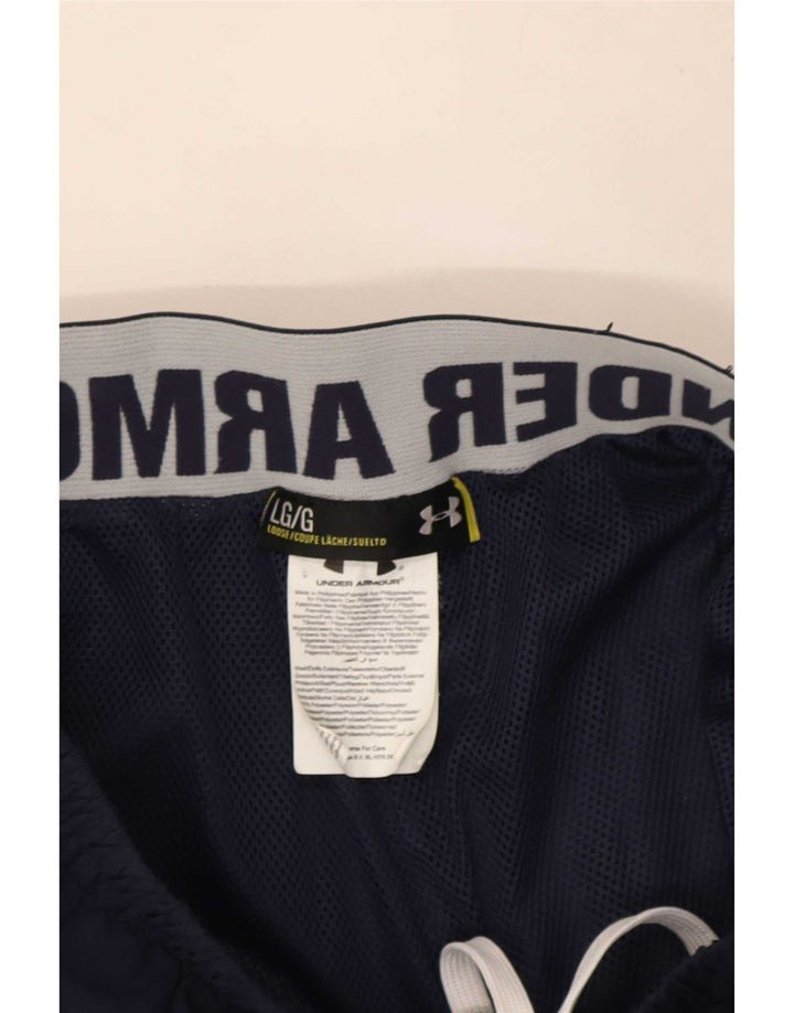Under Armour Pantalon de Survêtement Graphique Homme Large Bleu Marine Polyester