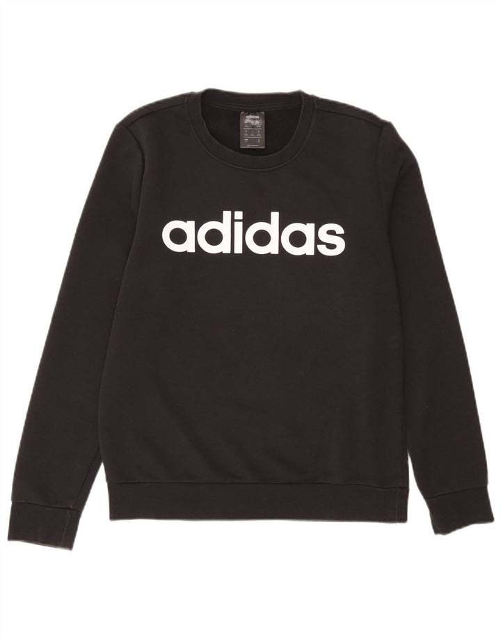 Adidas Sweat-shirt graphique pour femme UK 8/10 Petit gris