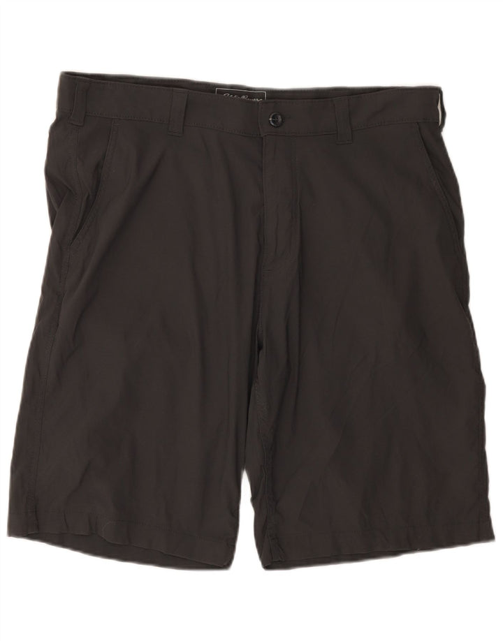 EDDIE BAUER Short Chino Homme W38 XL Nylon Gris