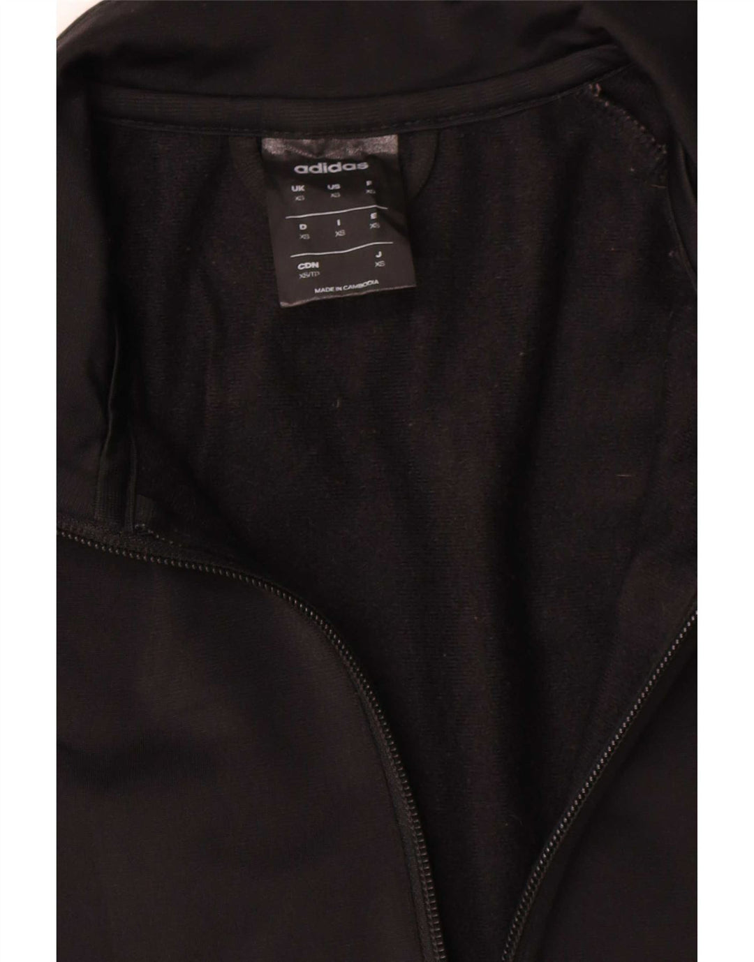 Adidas Hommes Climalite Survêtement Top Veste XS Noir Polyester