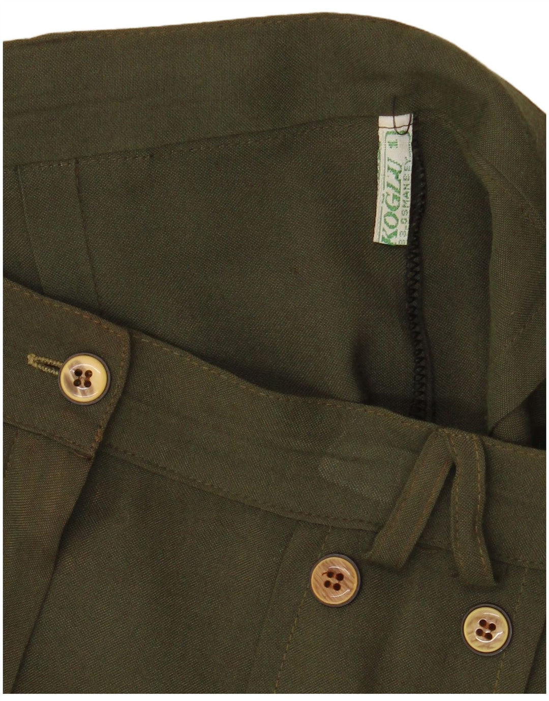 VINTAGE Short décontracté pour femme W26 Petit Vert