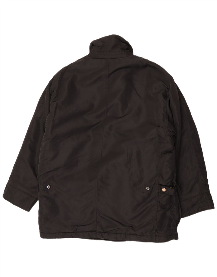 Hugo Boss Manteau coupe-vent pour homme EU 52 XL Noir Polyamide