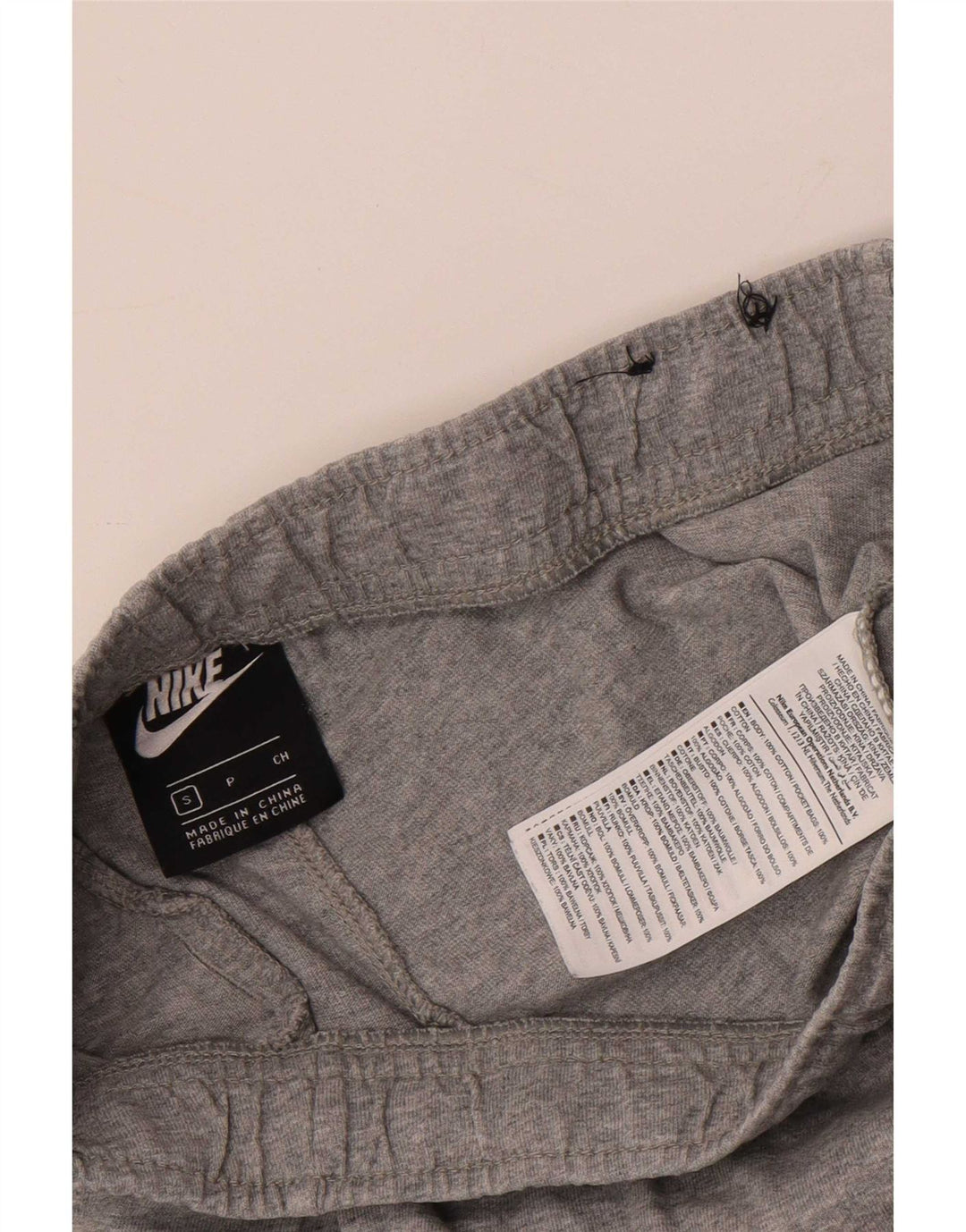 Nike Short de sport pour homme Petit gris Coton