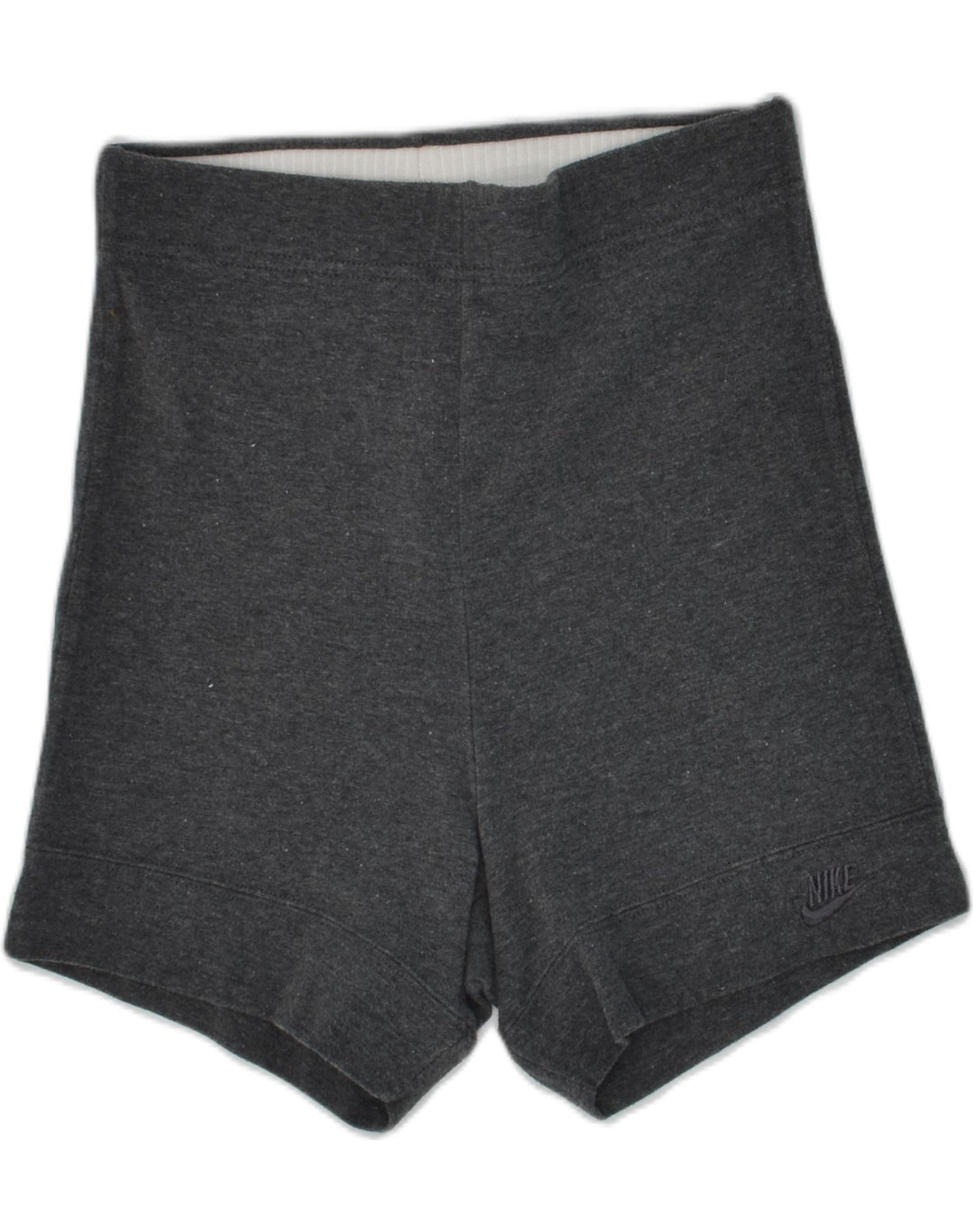 NIKE Girls Sport Shorts 8-9 Years Medium Grey Cotton | Vintage Nike | Thrift | Second-Hand Nike | Used Clothing | Messina Hembry 