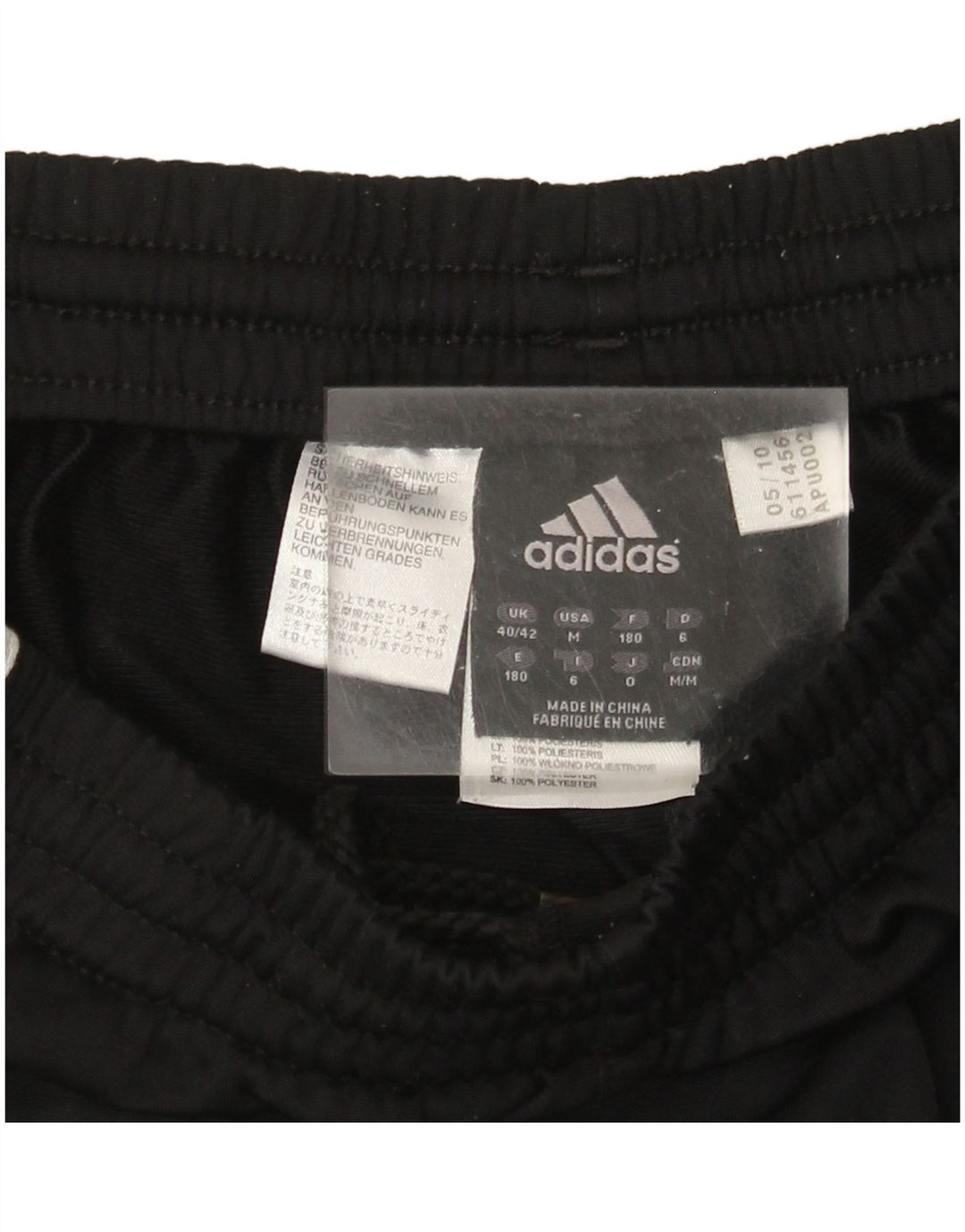 Adidas Pantalon de survêtement pour femme Joggers UK 40/42 Polyester noir moyen