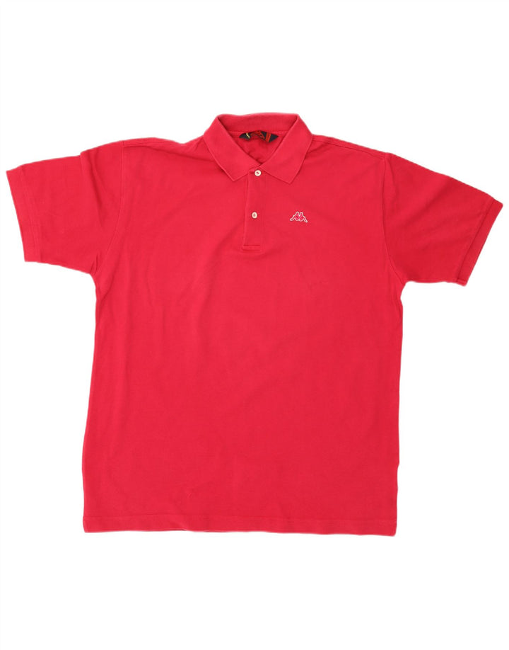 KAPPA Polo Homme XL Rose Coton
