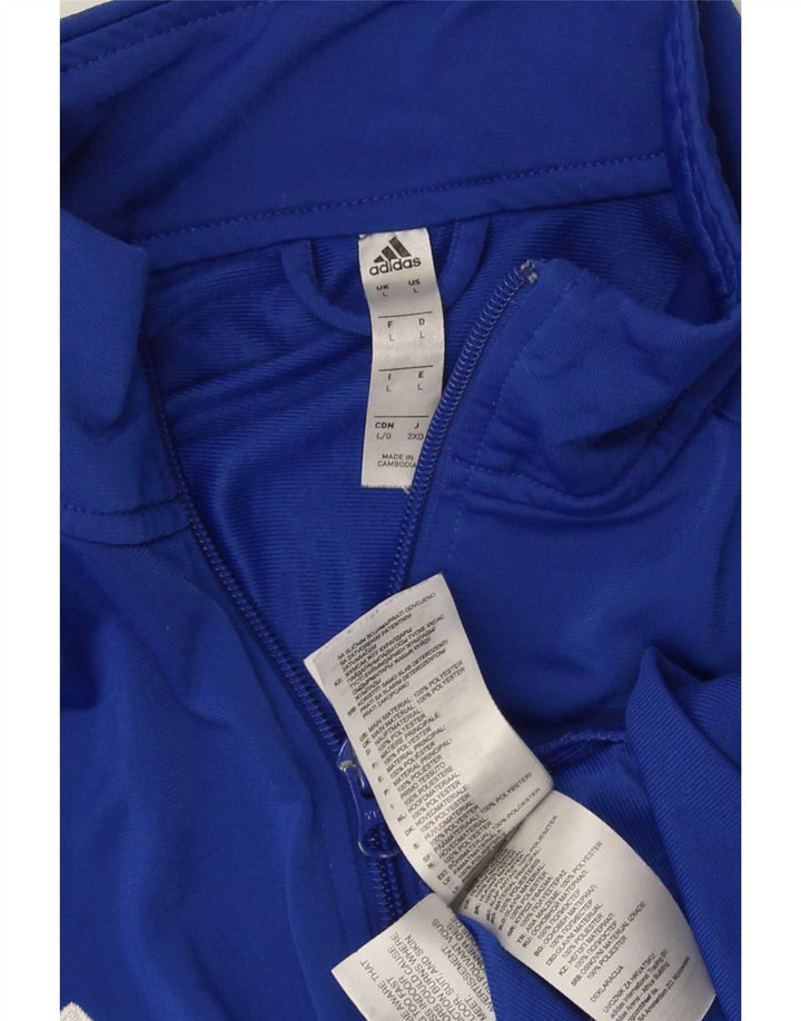 Adidas Veste de survêtement pour homme Grand Bleu Polyester