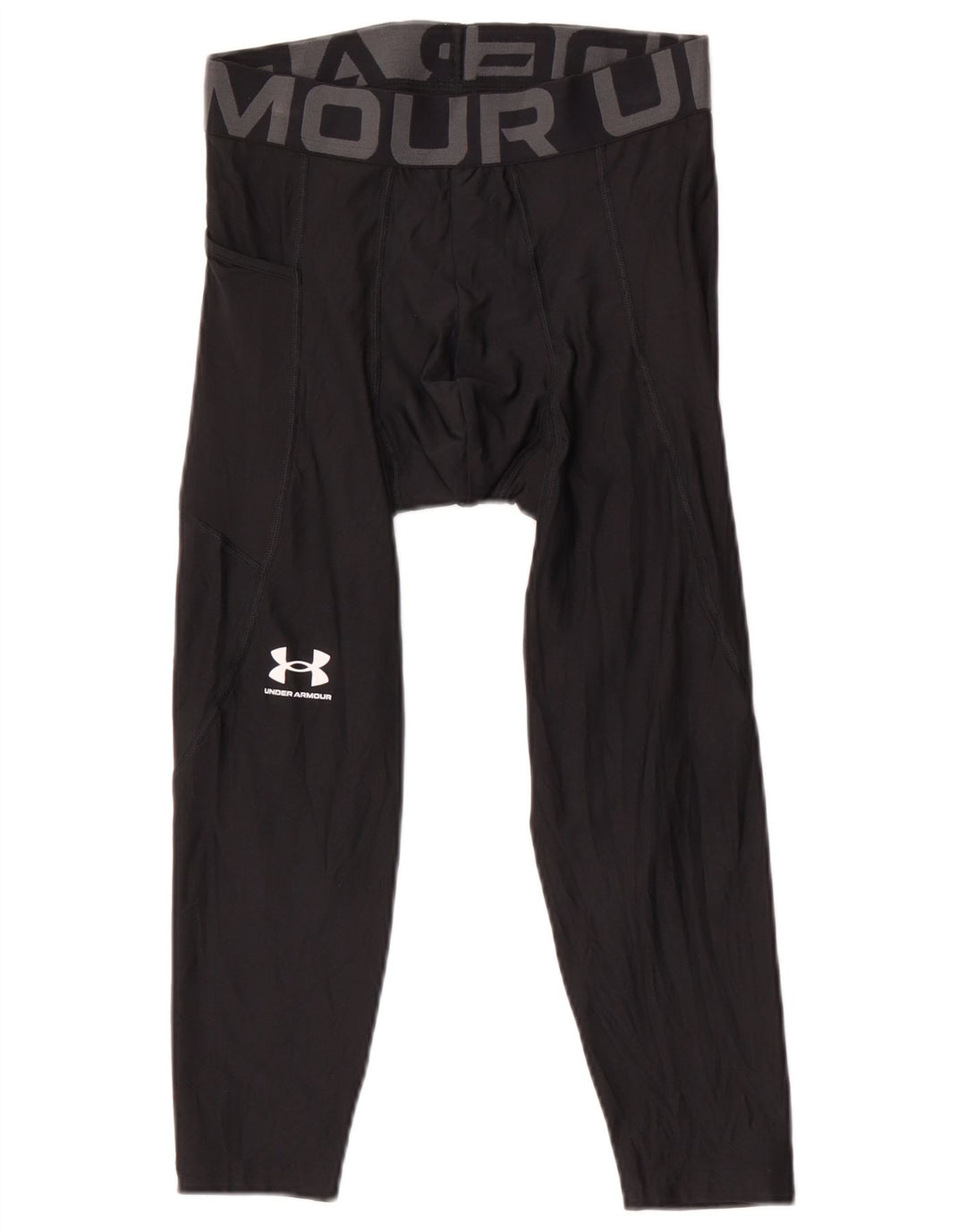 Under Armour Legging Capri Heat Gear Graphic Homme Noir Moyen