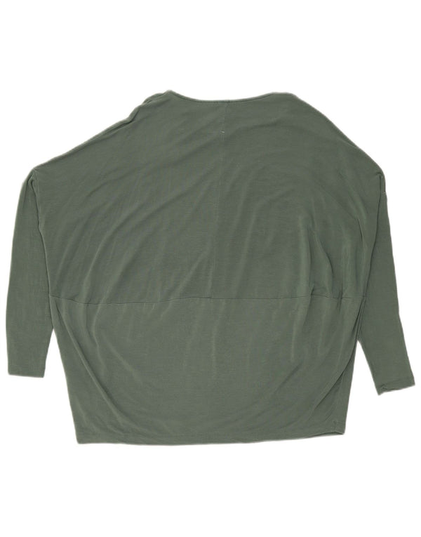 Cos Haut surdimensionné à manches longues pour femme UK 10 Petit Lyocell Vert