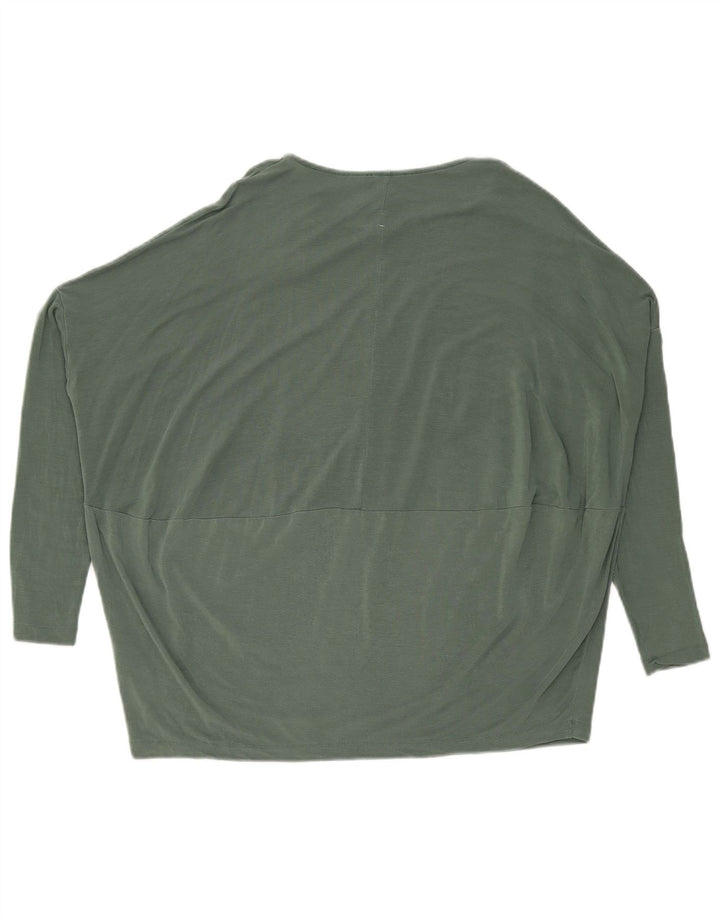 Cos Haut surdimensionné à manches longues pour femme UK 10 Petit Lyocell Vert