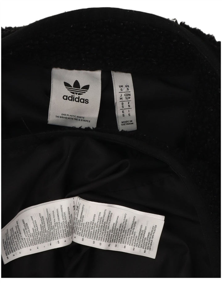 Adidas Veste polaire coupe ample pour homme UK 36 Petit Noir Polyester