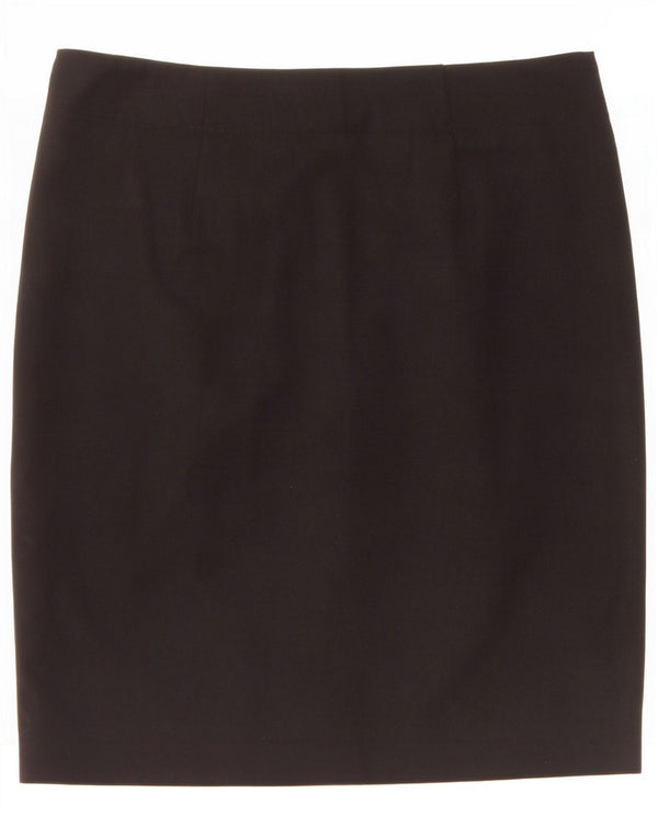 Calvin Klein Jupe crayon pour femme US 4 Small W30 Laine noire