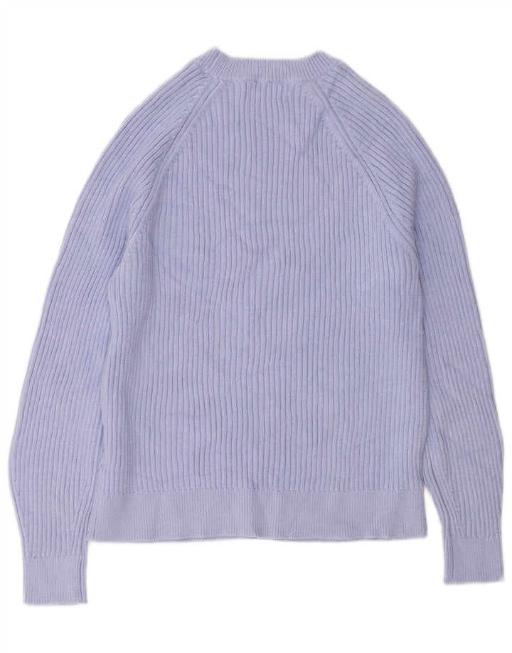 MARKS & SPENCER Pull à col rond pour femme UK 14 Violet moyen