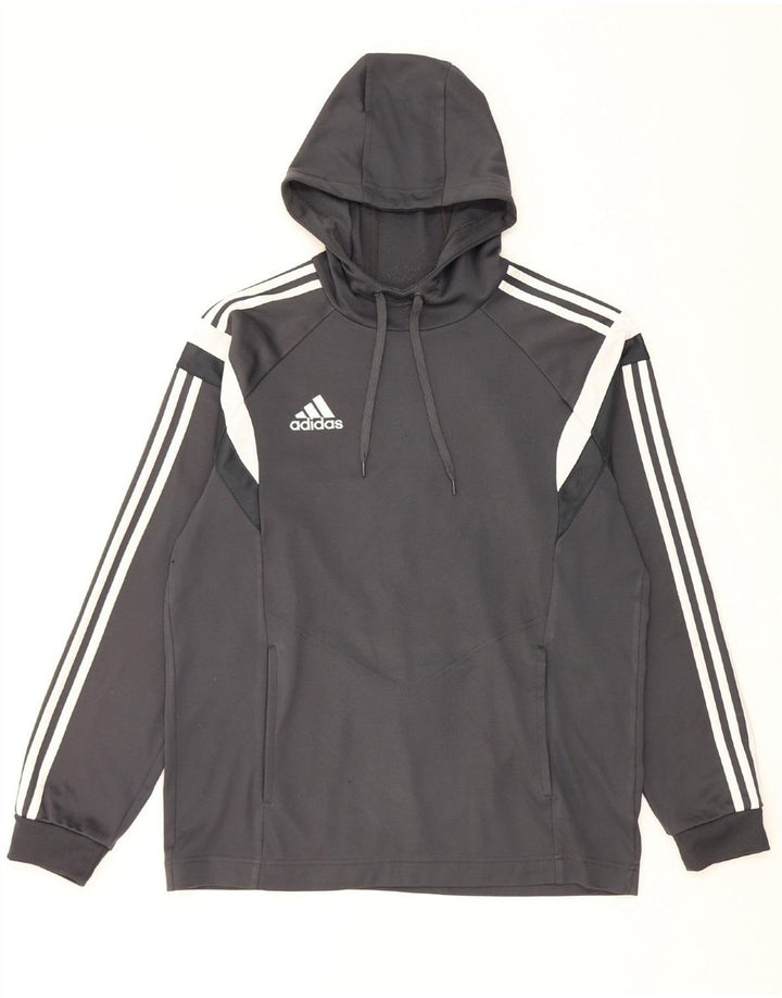 ADIDAS Pull à capuche pour homme Gris moyen Colourblock