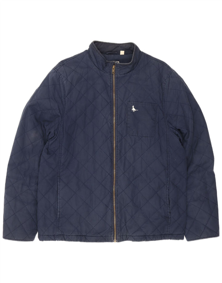 Jack Wills Veste matelassée pour homme UK 42 XL Bleu marine Coton