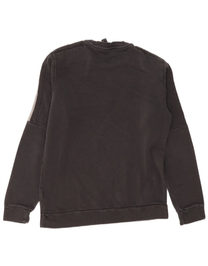Adidas Sweat-shirt pour homme en coton noir Taille S
