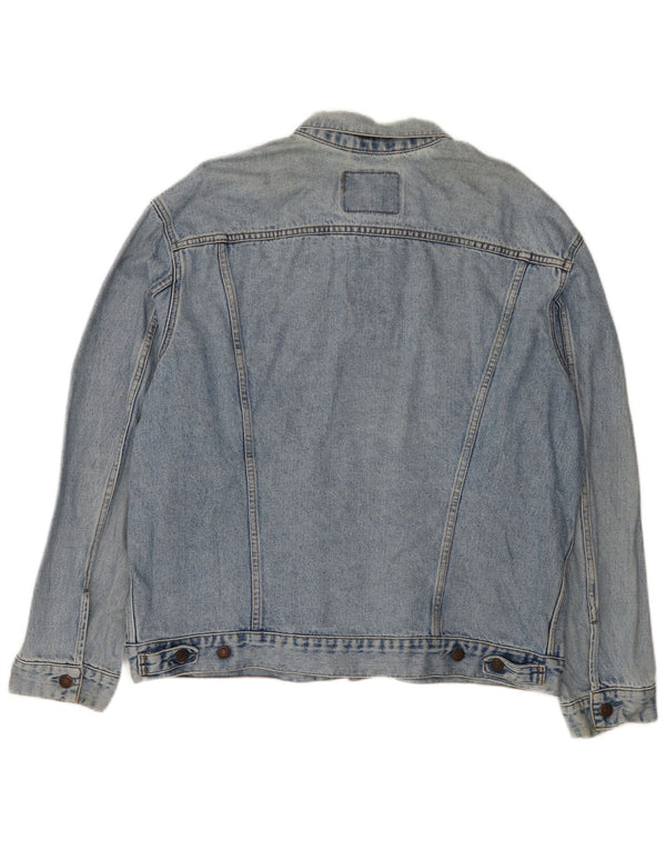 Levi's Veste en Jean Homme UK 44 2XL Bleu Coton