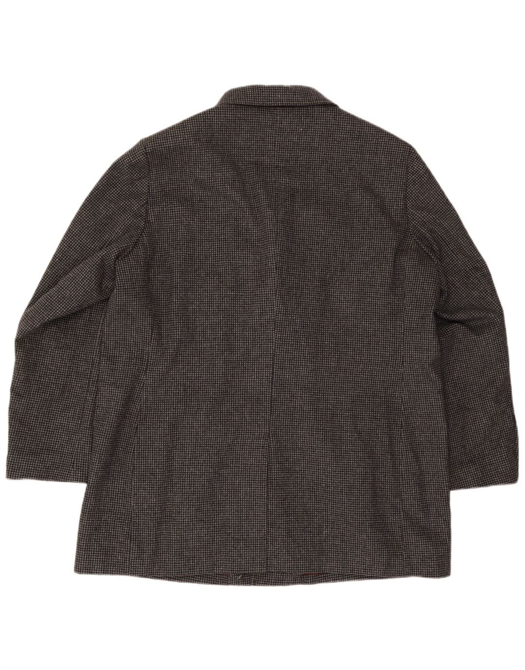 Marks & Spencer Manteau Homme UK 46 3XL Gris Pied-de-Poule Polyester