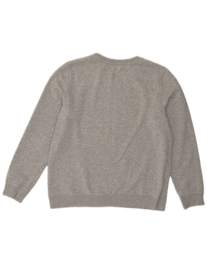 Tommy Hilfiger Sweat-shirt graphique pour femme UK 14 Gris moyen moucheté