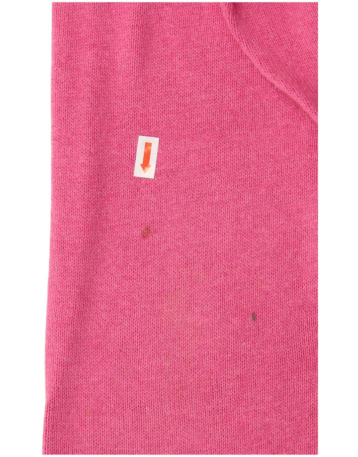 Marks & Spencer Pull Col V Homme Rose Moyen Coton