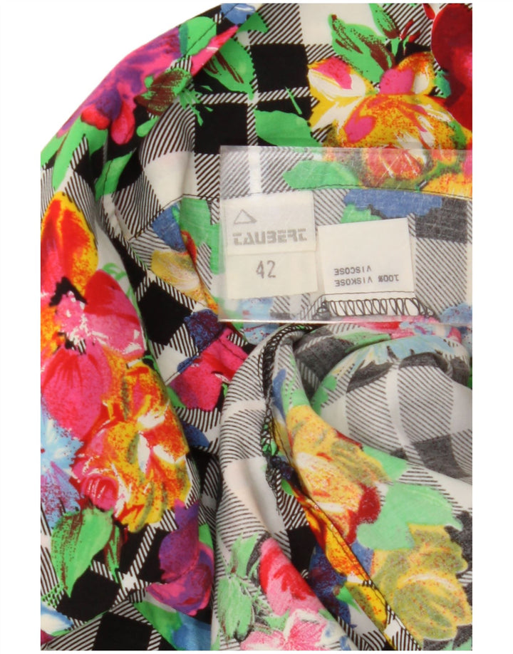 veste blazer surdimensionnée femme vintage IT 42 Viscose multicolore moyenne