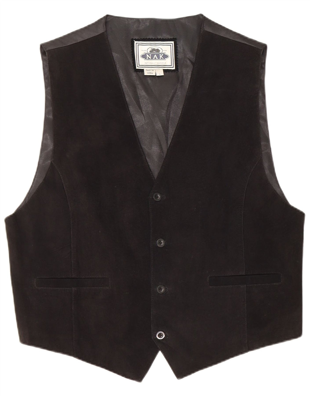gilet en cuir homme vintage grand noir