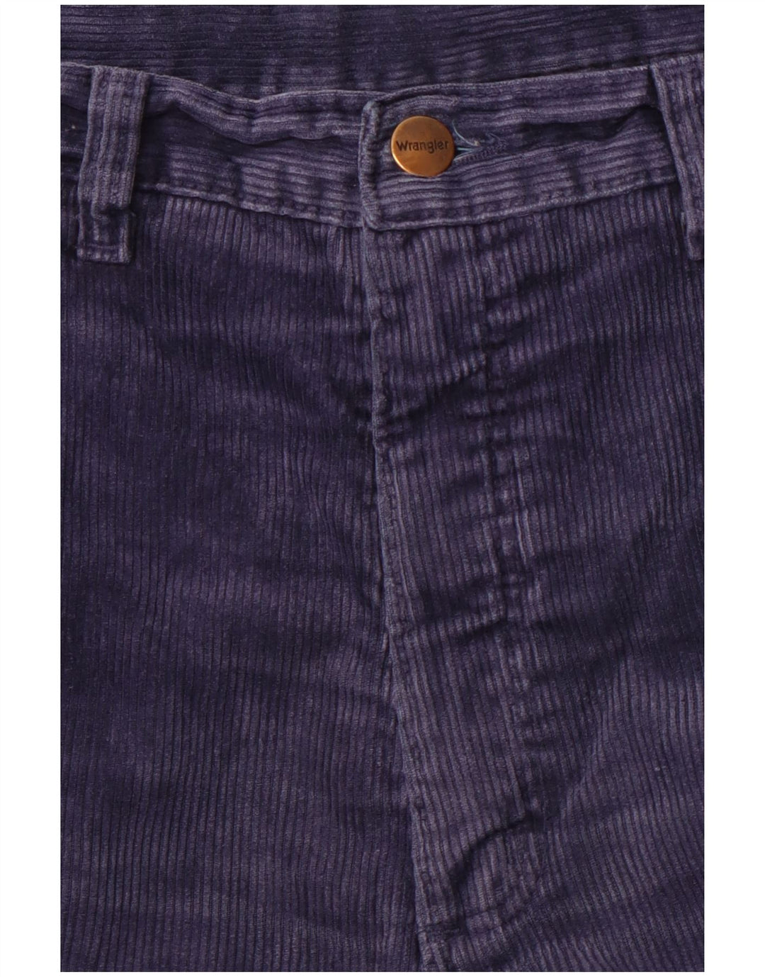 WRANGLER Pantalon droit en velours côtelé pour homme W32 L28 Bleu marine