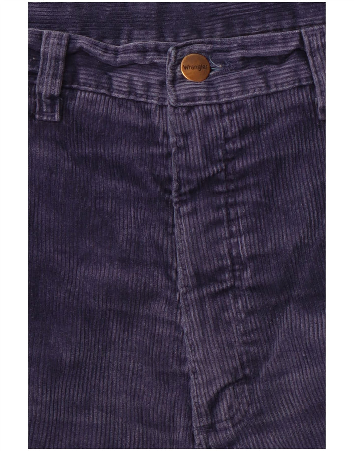 WRANGLER Pantalon droit en velours côtelé pour homme W32 L28 Bleu marine
