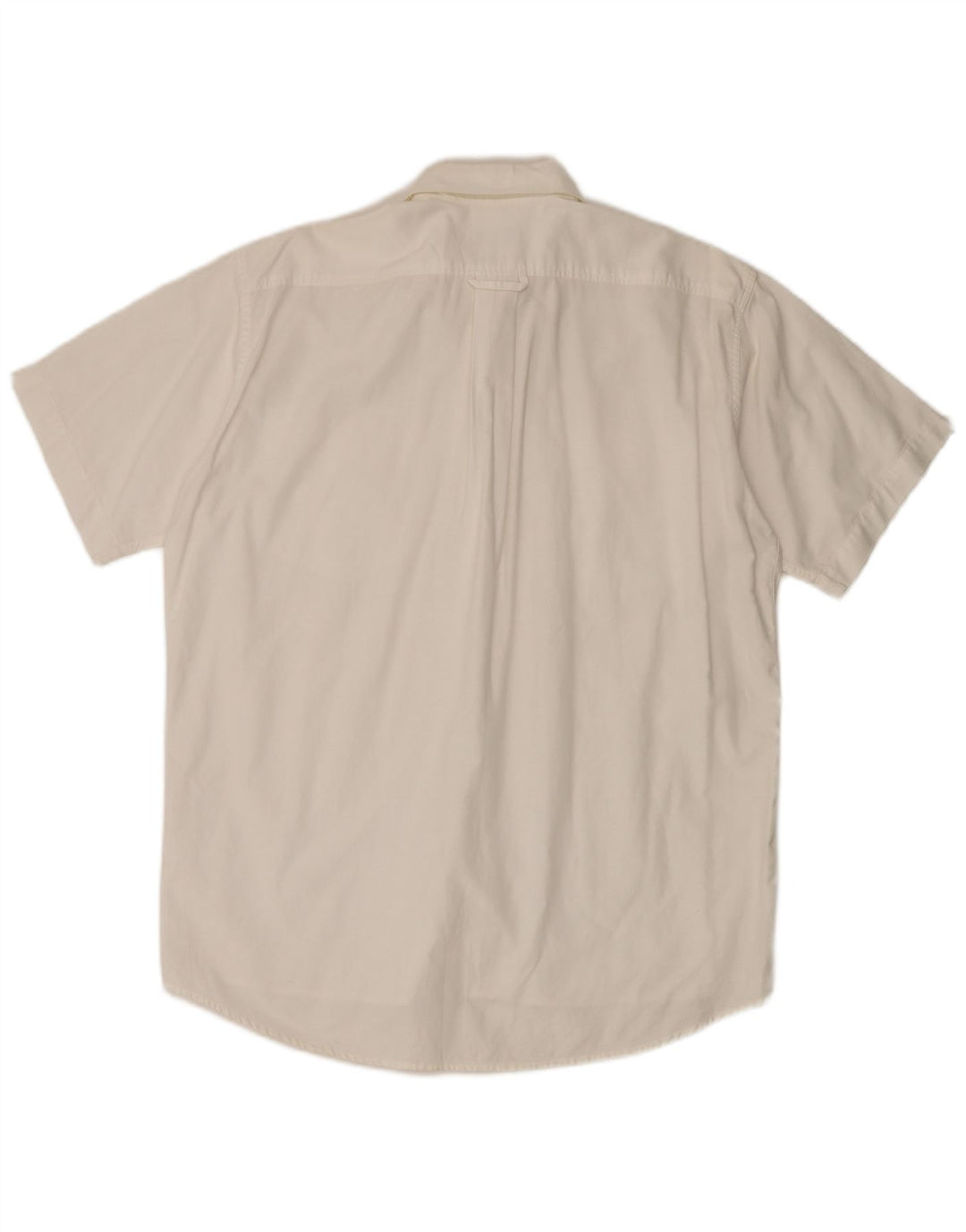 Lacoste Chemise à manches courtes pour hommes Taille 40 Coton blanc moyen