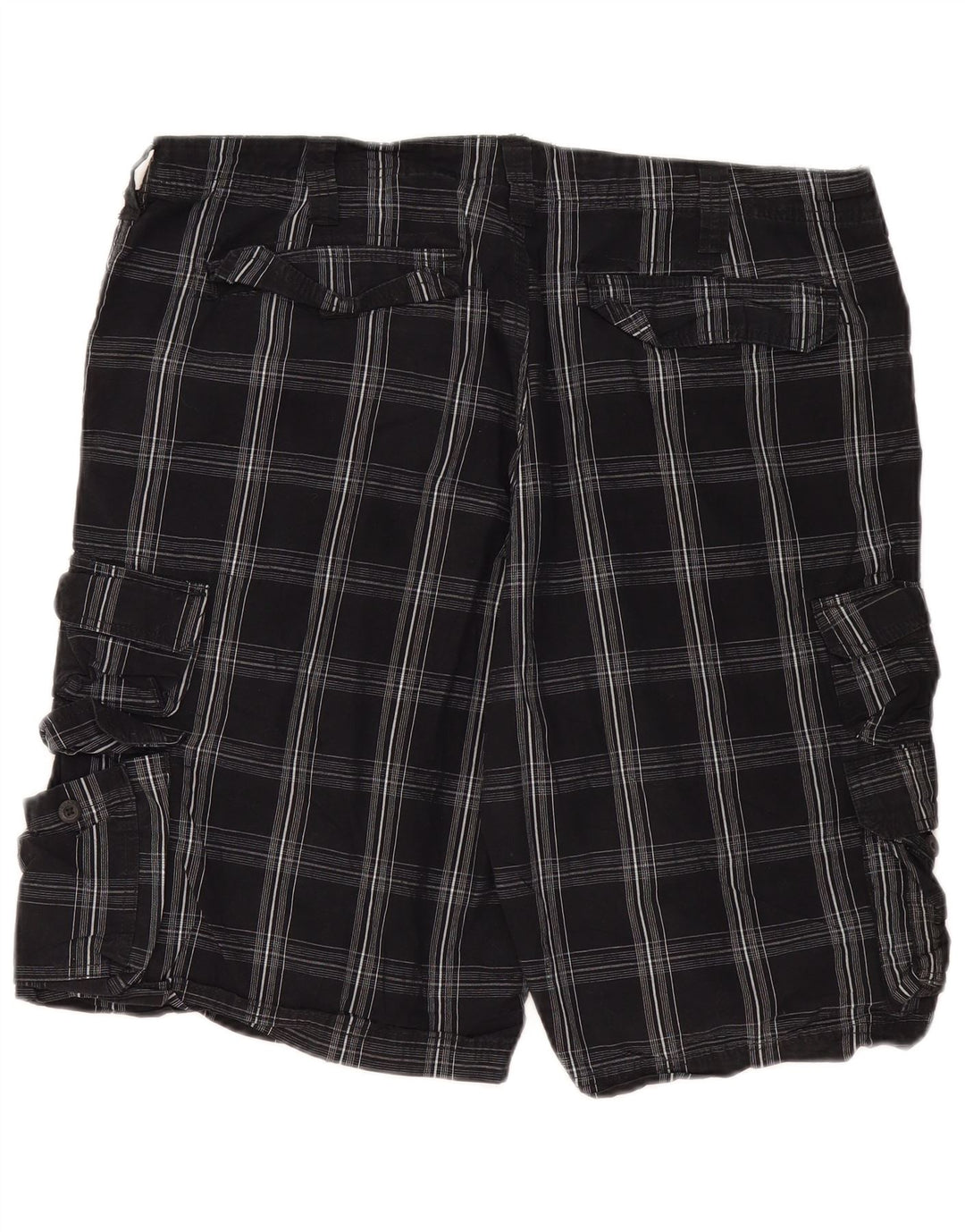 Lee Short Cargo Homme W40 XL Coton à Carreaux Noir