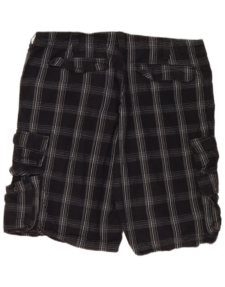 Lee Short Cargo Homme W40 XL Coton à Carreaux Noir
