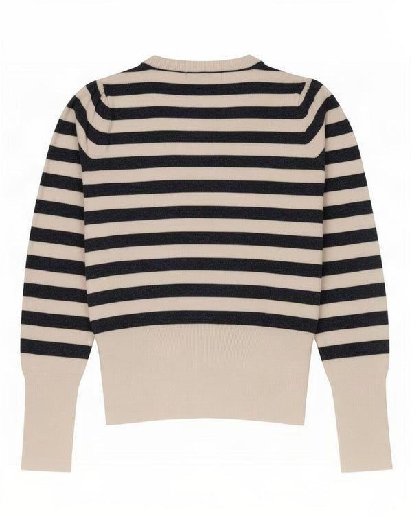 Marks & Spencer Pull col bateau pour femme UK 10 Small Blanc cassé