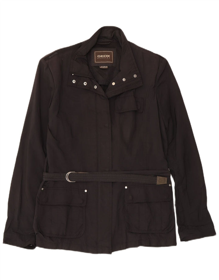 Geox Veste utilitaire Respira pour femme UK 16 Large Noir Polyester