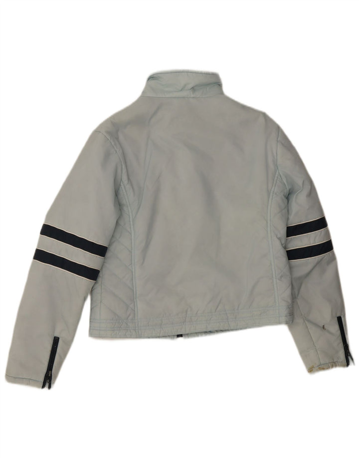 CLOCK HOUSE Veste matelassée pour femme UK 16 Grand Bleu Colorblock Polyester