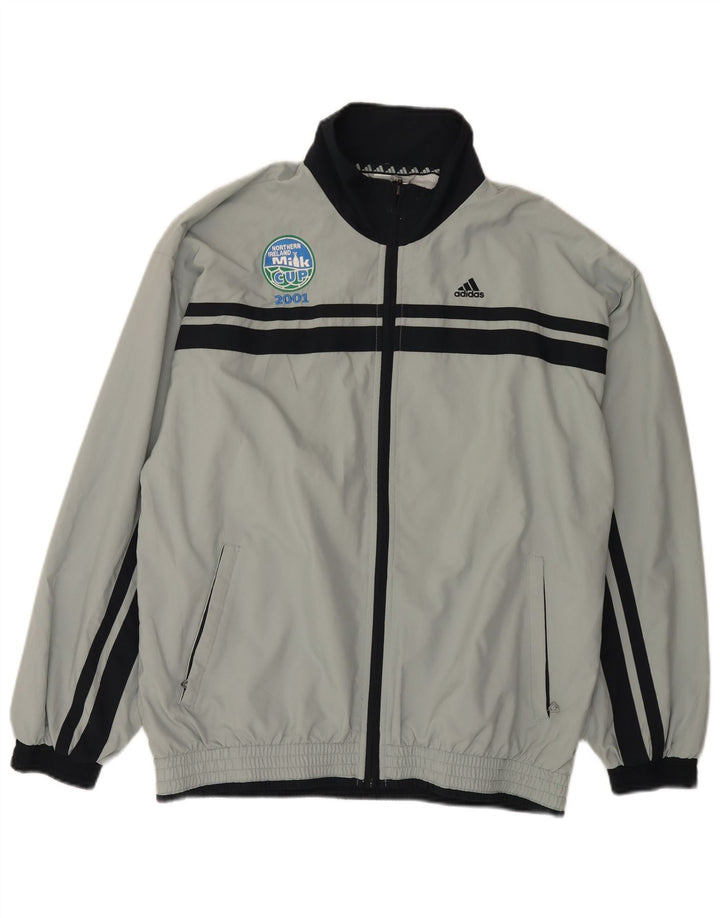 Adidas Veste de survêtement pour homme UK 38/40 Gris moyen