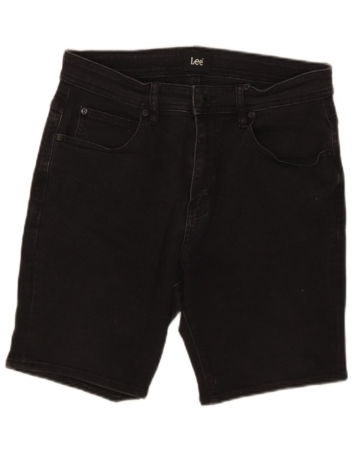 Lee Short en Jean Femme Large W32 Coton Noir