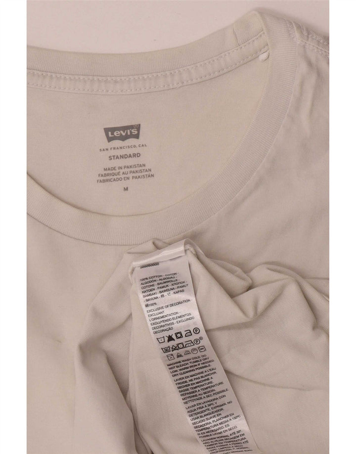 Levi's T-Shirt Top Homme Beige Moyen Coton