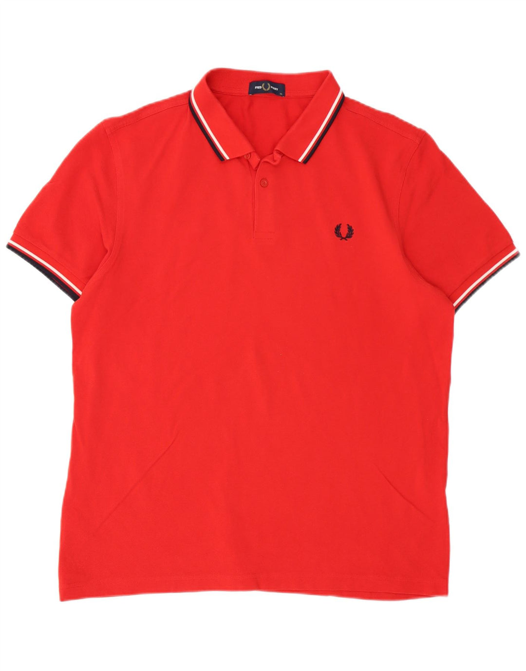 Fred Perry Polo Homme XL Rouge Coton