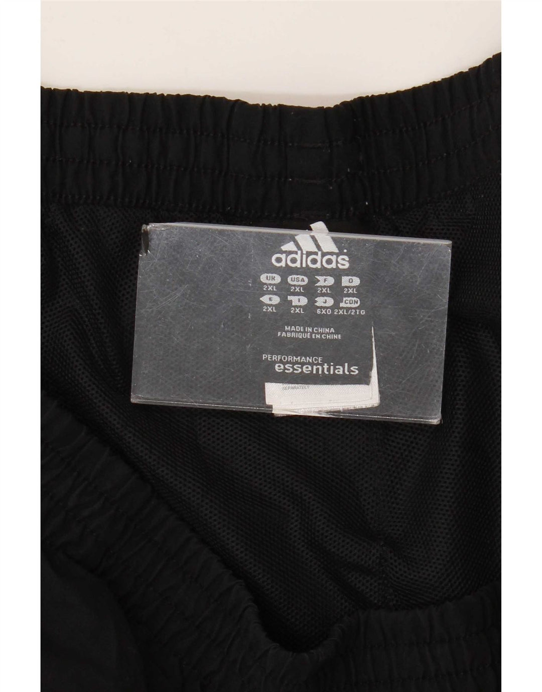 Adidas Short de sport pour homme 2XL Noir Polyester
