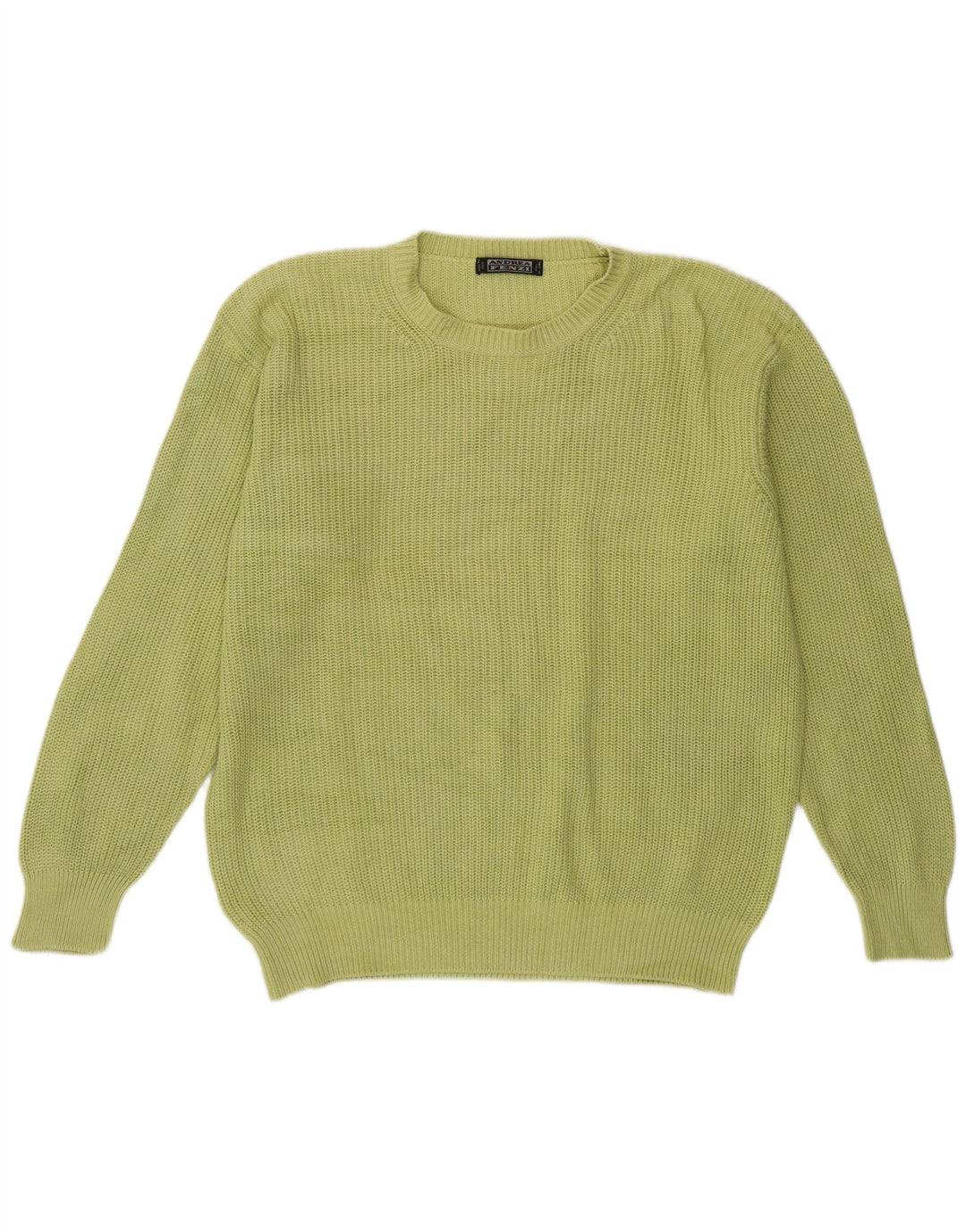 Andrea Fenzi Pull Col Ras du Cou Homme Vert Moyen