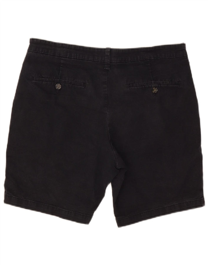 Marks & Spencer Short Chino Homme W34 Large Bleu Marine Coton
