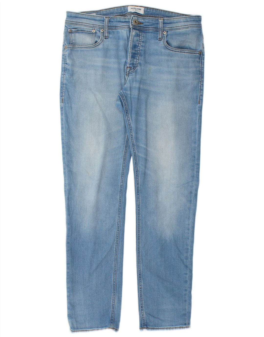 Jack & Jones Jean Slim Homme W34 L30 Bleu Coton