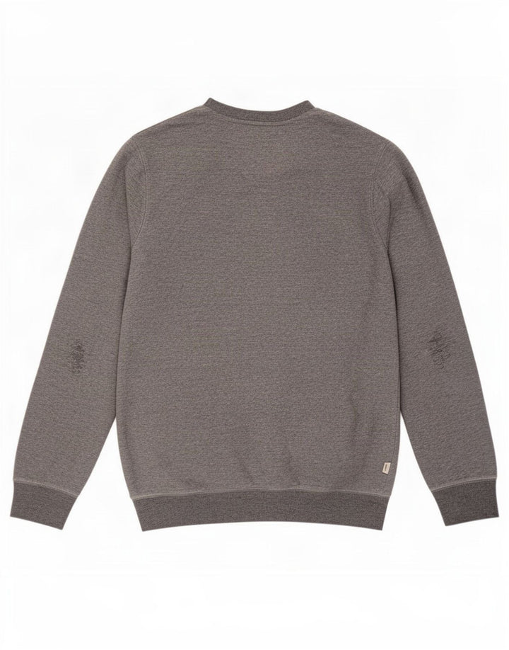Vans Sweat-shirt graphique pour hommes, petit, gris, coton