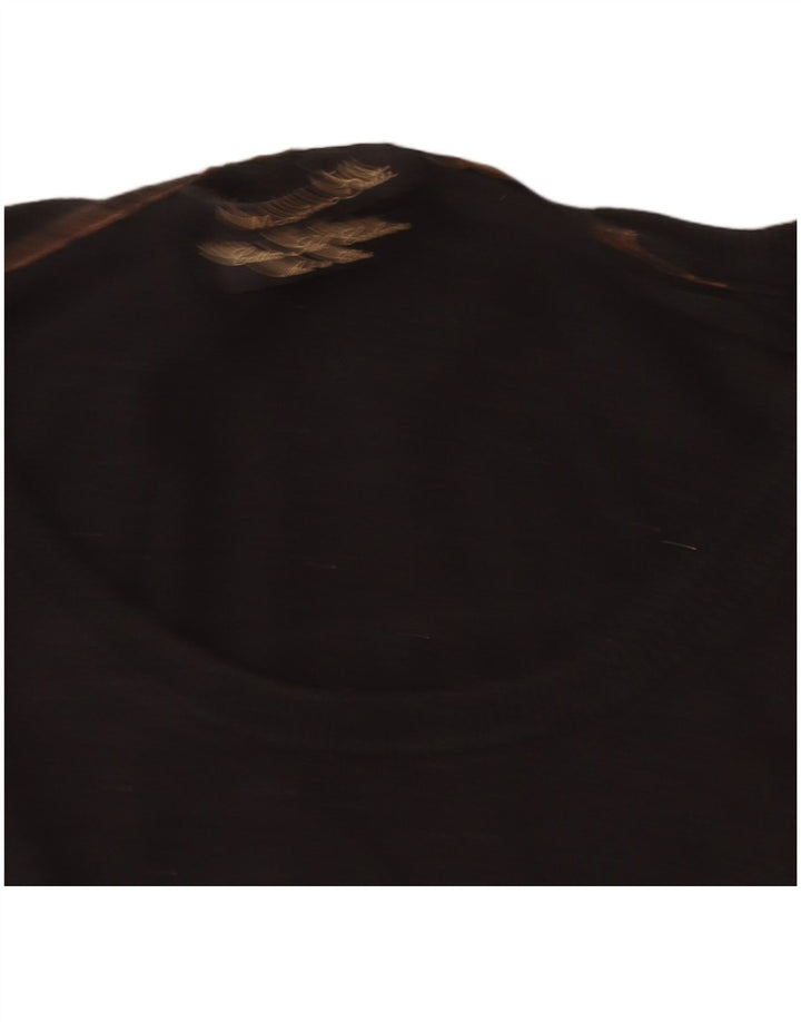 Massimo Dutti Pull col bateau pour homme en coton noir Taille S
