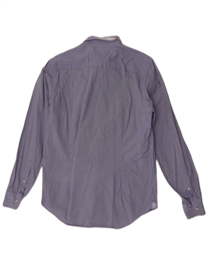 Tommy Hilfiger Chemise Slim Fit Homme Bleu Moyen Vichy Coton